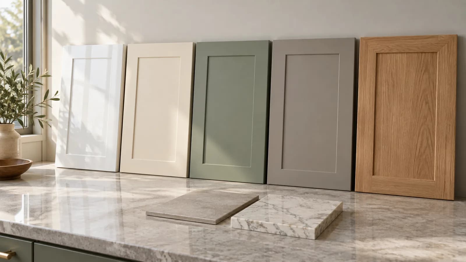 رنگ کابینت آشپزخانه؛ انتخاب بر اساس نور، ابعاد و پوشش